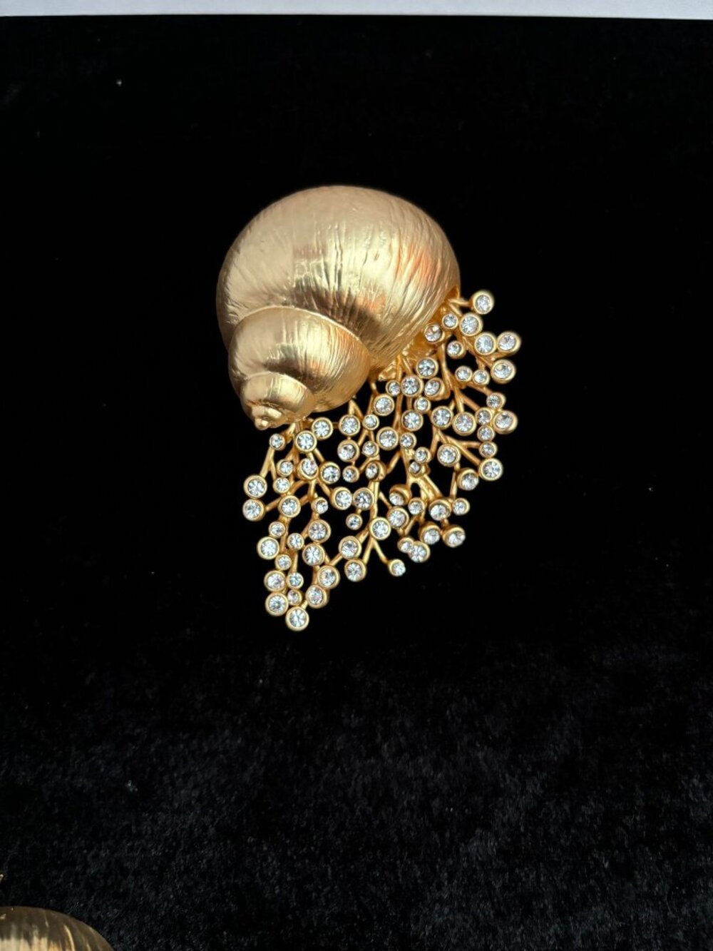 Schiaparelli Snail-Shaped Brooch